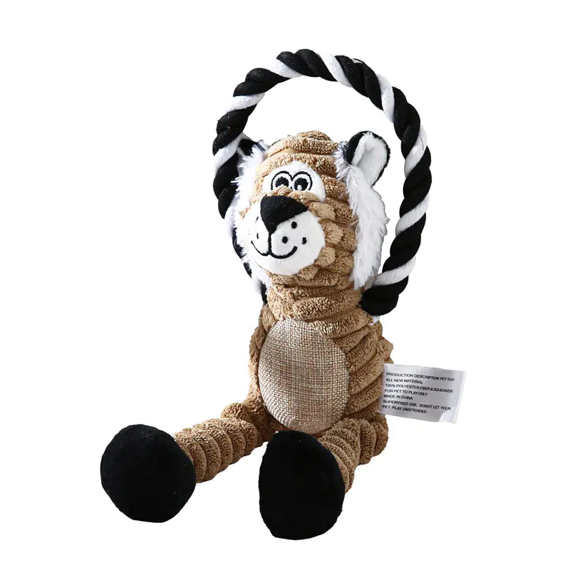 Amazon Plush Pet Toys - Monkey, Lion, Elephant Interactive